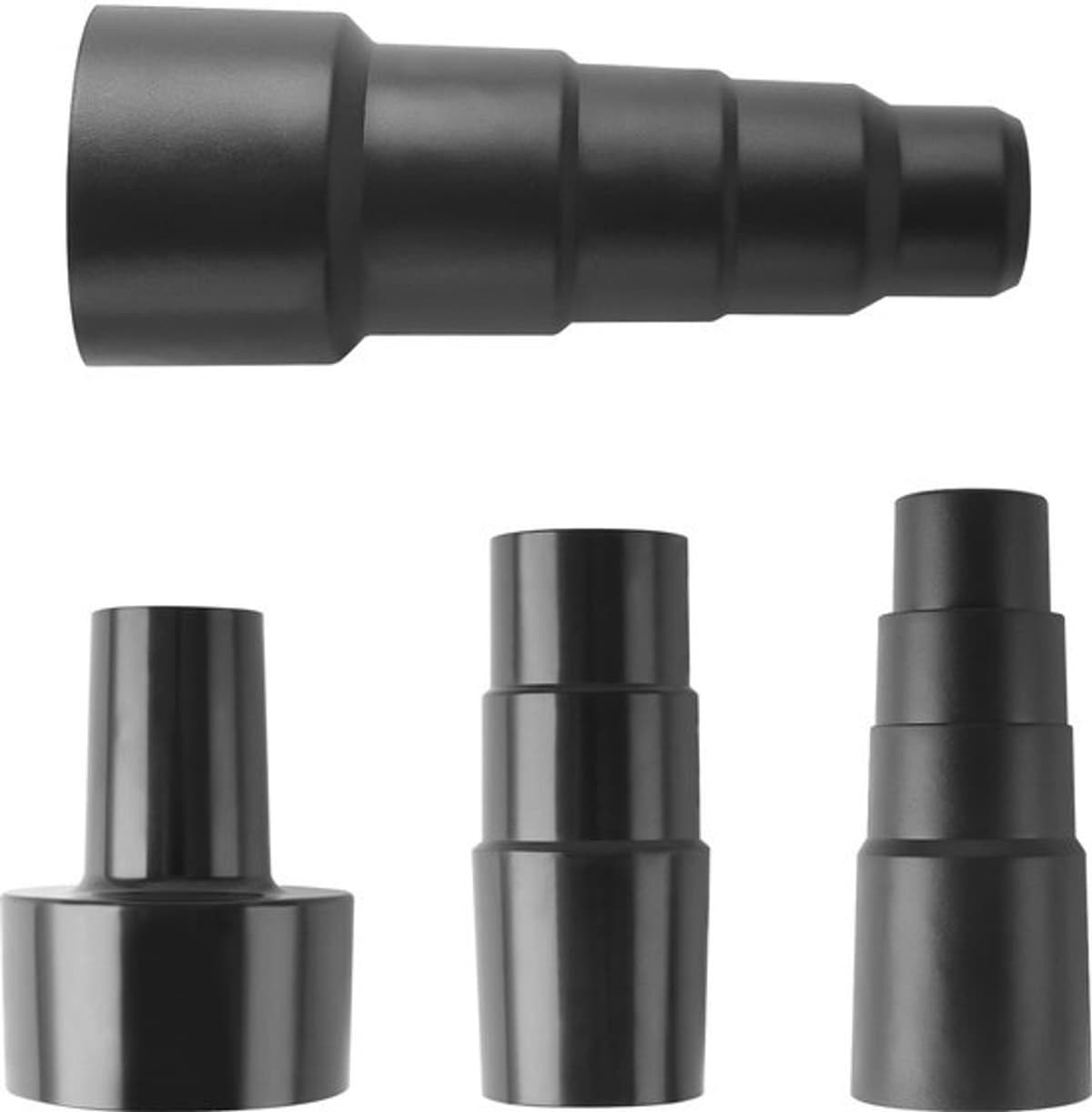 Slangadapter universeel, 4 stuks stofzuigeradapter opzetstuk, stofzuigeradapter rubber voor stofzuigerbuis, stofzuigeradapter slang compatibel met de meeste merken — afbeelding 1