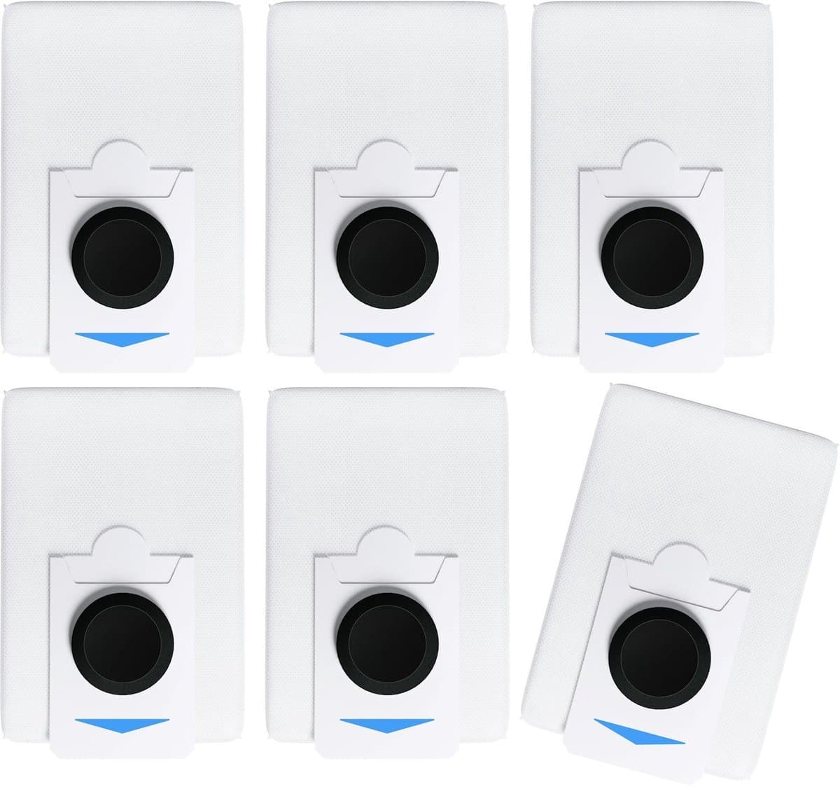 Ecovacs Deebot X2 Combo en T30S Combo Stofzakken (6 Stuks, Plus.Parts® alternatief voor DDB030028) — afbeelding 1