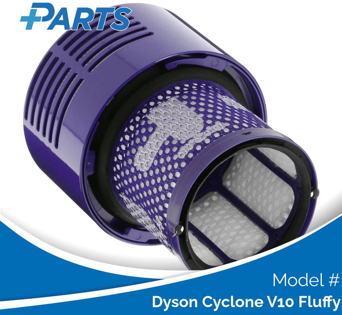 Dyson Cyclone V10 Fluffy Filter (Plus.Parts® alternatief voor 969082-01) — afbeelding 1