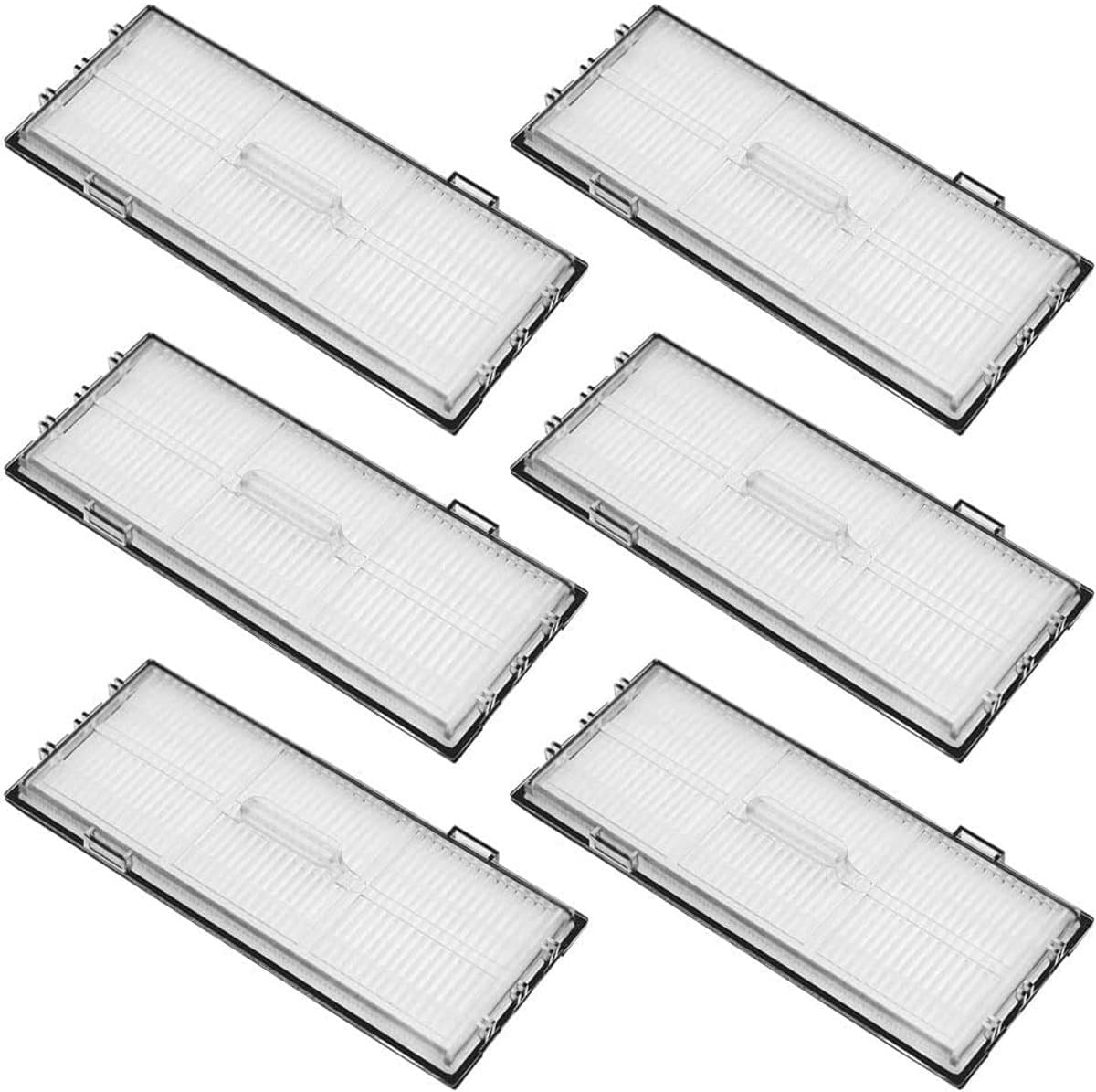 6-pack stofzuigerfilters Geschik voor Roborock S7 S8 /Plus/MaxV/Ultra — afbeelding 1