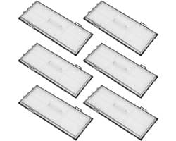 6-pack stofzuigerfilters Geschik voor Roborock S7 S8 /Plus/MaxV/Ultra