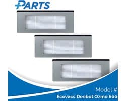 Ecovacs Deebot Ozmo 600 Filters (3 Stuks, Plus.Parts® alternatief voor 201-1628-0022)