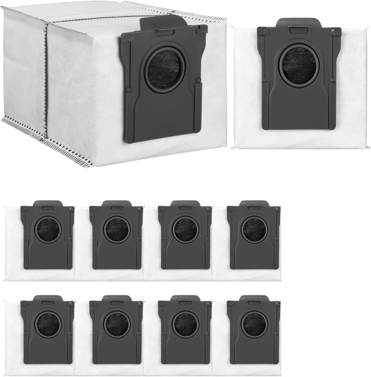 10 Stofzakken - Voor Dreame L10s/X30/X40/X50/L40/L50 Ultra - Grote Capaciteit Van 2,3 Liter - Vierlaags Filterconstructie - Compatibel Met Dreame Stofzuigerstofzakken — afbeelding 1