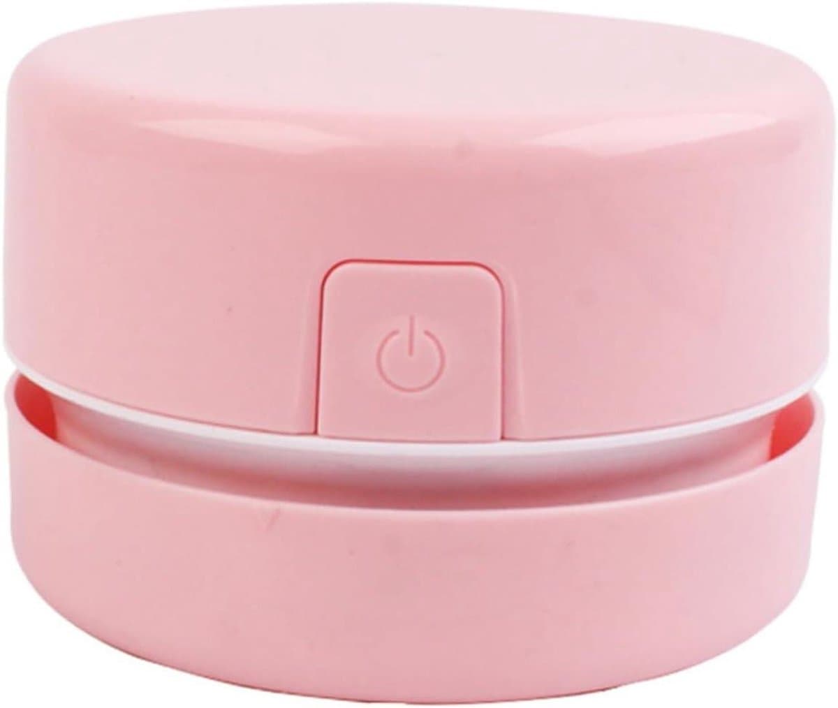 Mini Stofzuiger - Toetsenbord Reiniger - Bureau Schoonmaken - Sterke Zuigkracht - 2 Stuks - Roze — afbeelding 1