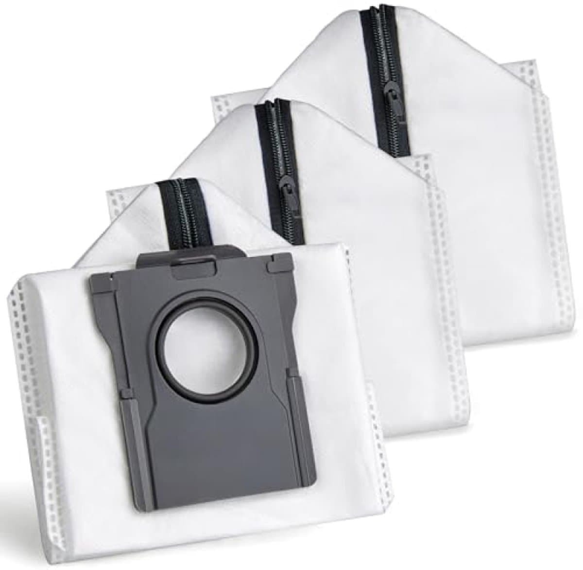 PromoHome Herbruikbare stofzuigerzakken voor Dreame L40s Pro Ultra/L40 Ultra/X50 Ultra/L10s Ultra Gen2/L10s Pro Ultra - 3 stuks - Ritssluiting - 3.2L — afbeelding 1