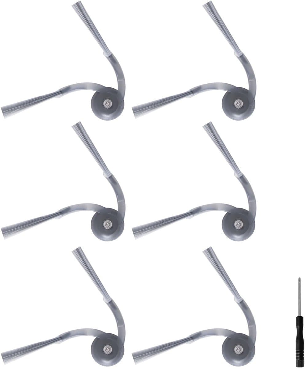 ZEYNOMAX- Zijborstels - Compatibel met Roborock Q Revo Curv/Edge - Vervangbare borstels - Efficiënte reiniging - Hoogwaardige kwaliteit - Eenvoudige installatie - Stofzuigerborstels — afbeelding 1