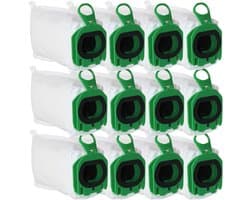 12stuks - geschikt voor Vorwerk Kobold VB100 VB 100 FP100 FP 100 - zakken voorvervangende onderdelen accessoires - filterzakken geschikt voor Kobold VB100 draadloze stofzuiger