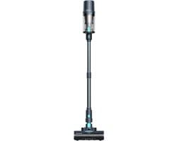 Achaté Steelstofzuiger V2 – Steelstofzuiger Draadloos & Draadloze Stofzuiger – Stofzuiger Zonder Zak 300W – Handstofzuiger & Kruimeldief Snoerloos – Kruimelzuiger – HEPA Filter – 4 Opzetstukken – LED – Wandmontage – 50 min Accu
