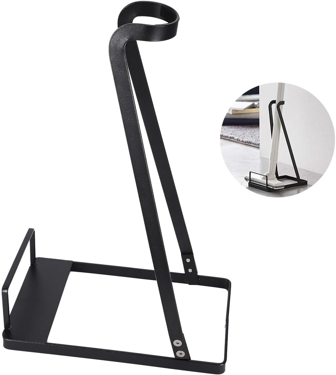 Store_9 - Vacuümstandaard - Stofzuigerrek - Stevige basis - Black - Draadloze organizer - Ideaal voor opbergen - Geschikt voor Dyson V6 V7 V8 V10 V11 — afbeelding 1
