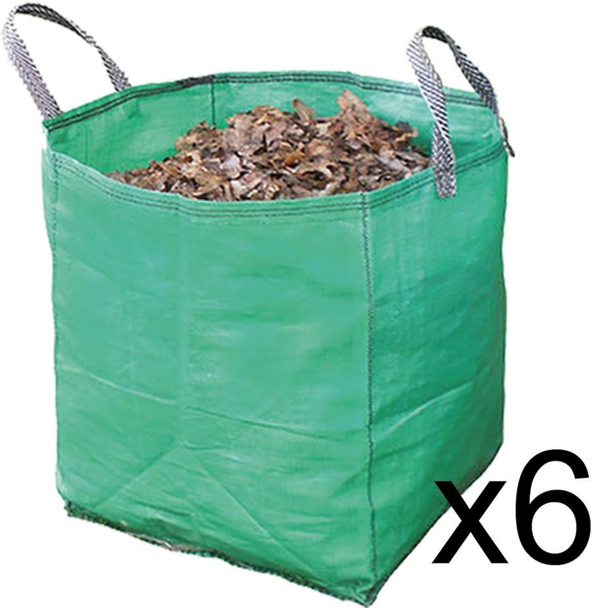 6x Zware Bouw Stofzuigerzakken Vuilniszakken 120 Liter voor Afval en Puin — afbeelding 1