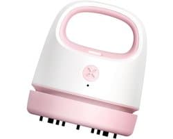 Mini Stofzuiger - Desktop Reiniger - Bureau Opruimen - Draadloos USB Laden - 10x8.6x8.7cm - Roze