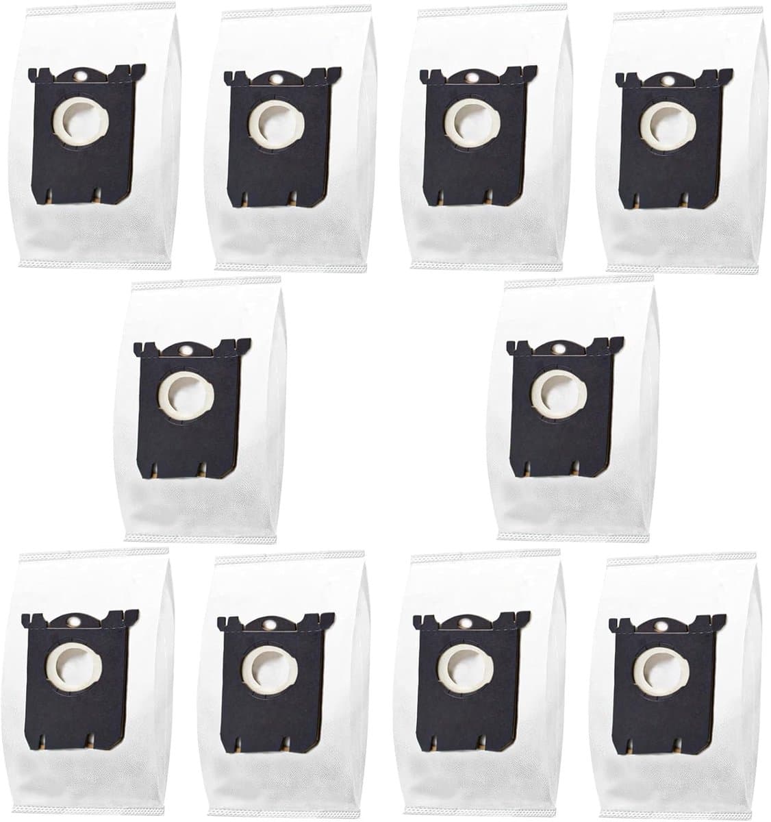 Geschikt voor Electrolux S-bag - Philips FC/HR-serie - Classic Long Performance - Electrolux S-bag AEG en Philips s- FC8202 - Stofzuigzakken van synthetisch polypropyleen (PP) - geschikt voor AEG - 10 stuks - Wit — afbeelding 1