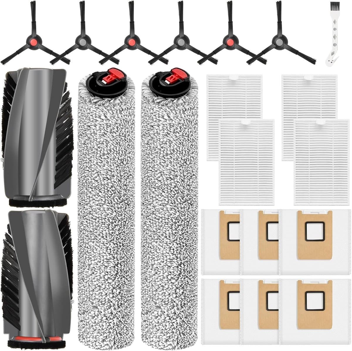 21-delige accessoireset voor Eufy zuig- en dweilrobot C28 5-in-1 - ShopVlot — afbeelding 1