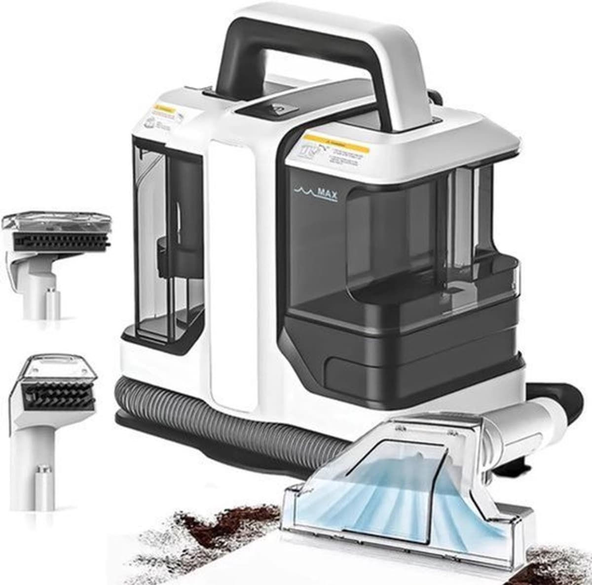 Draagbare Tapijtreiniger Enige Uitvoering - 750W Vermogen - 15KPa Zuigkracht - Voor Autobekleding En Dierenhaar - Spot Cleaner Machine — afbeelding 1
