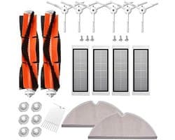 27-delige Onderhoudsset voor voor Xiaomi Roborock S50 S51 S55 S5 max S6 S60 S65 - HEPA-filters, Hoofdborstels, Zijborstels, Wisdoeken en Accessoires - Universele Compatibiliteit