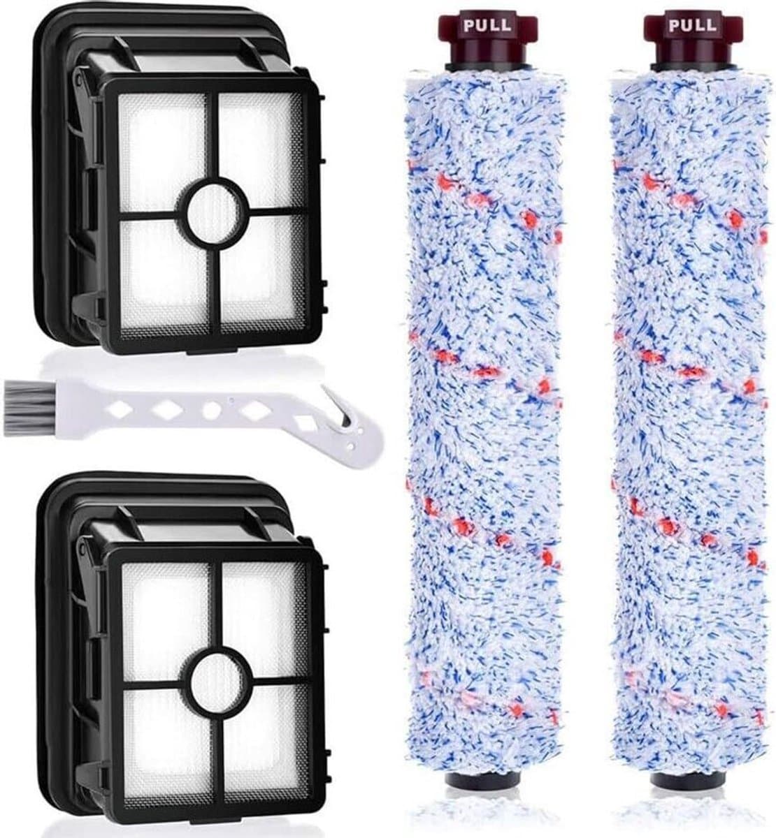 5-delige rolborstelfilterset Geschikt voor Bissell CrossWave 1713N, 2225N, 2582N, 17132 en 25821 stofzuigers. — afbeelding 1