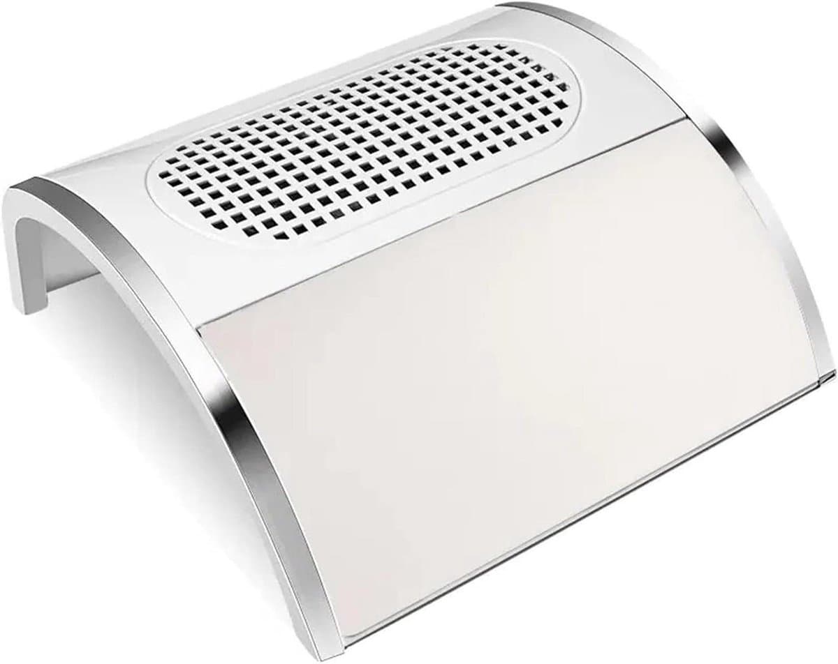 Nagelstofafscheider - Nagelstofzuiger - Nagelstyling - Krachtige 80W zuigkracht - 25.8 x 24 x 10 cm - Wit — afbeelding 1