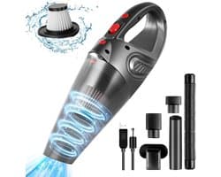 Lexium Kruimeldief snoerloos – Kruimeldief met steel – Nat&Droog – Handstofzuiger – Extreme zuigkracht – Kruimeldief snoerloos – Kruimelzuiger – Jouw ultieme schoonmaakpartner – Kruimelzuiger – Autostofzuiger – Handstofzuiger - Draadloos