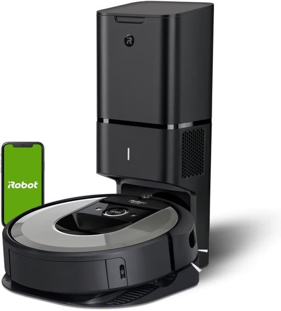 iRobot Roomba i7+ - Aangesloten robotstofzuiger - Lithium-iOn accu - Clean Base zelfledigend - 2 combiborstels — afbeelding 1