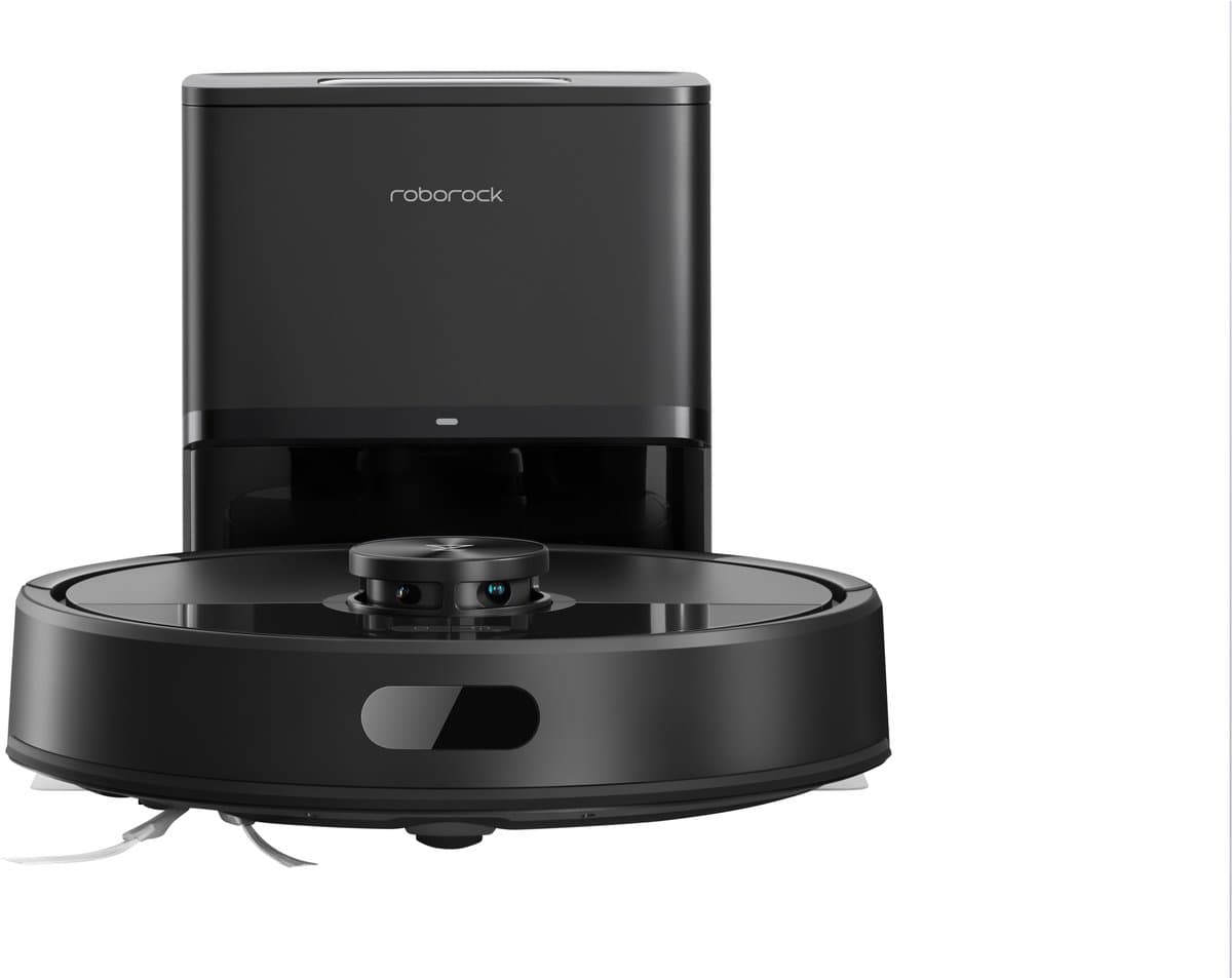 Roborock Robot VC Q7 TF+ Zwart, Dubbel anti-klit systeem, 3 waterdoorstroomstanden, zelfledigend dockingstation — afbeelding 1