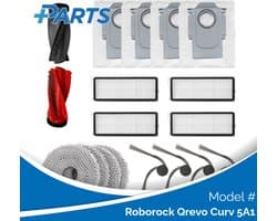 Roborock Qrevo Curv 5A1 Onderhoudsset (Plus.Parts® alternatief voor 8.02.0411)