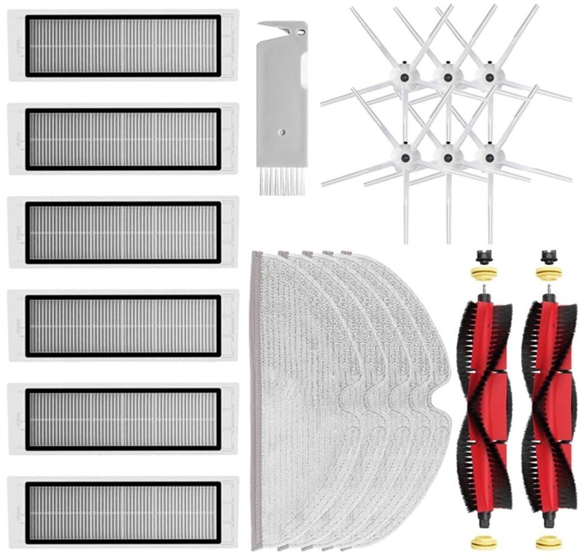 Geschikt voor Roborock S5 Max S50 S6 S55 S60 hoofdborstel/filter/dweildoeken onderdelenset — afbeelding 1