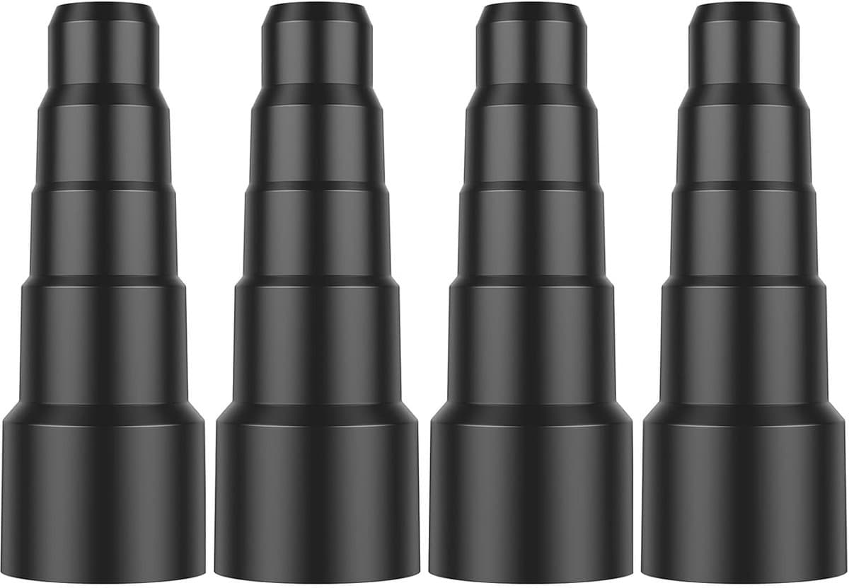 Adapter voor huishoudelijke stofzuigers, vijflaags verloopstuk, converterkop - 4-pack — afbeelding 1
