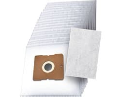 20x Dparts stofzuigerzakken en 1 filter geschikt voor Inventum - Tomado - Sauber - st306rza sz300 st306bza st306zza st308wza st154rza - Princess Silence Deluxe - tvc3001b tvc3001r tdb300 - V70 V20 - SB70 SB20 - PH95 stofzuigzakken