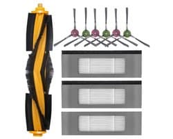 WiseGoods Premium Rolborstels - Borstel Geschikt Voor Ecovacs Deebot Ozmo - HEPA Filters - Robotstofzuiger Onderdelen - Borstels