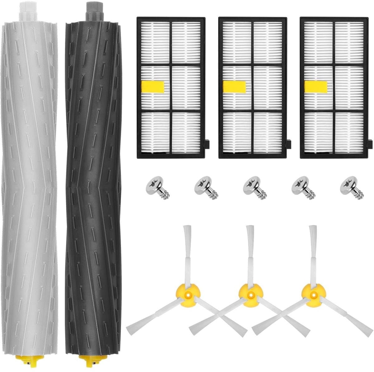 13 stuks Complete Onderhoudsset - geschikt voor de iRobot Roomba 800 en 900 Serie - Vervangende onderdelen Geschikt voor 805 860 870 871 880 890 960 985 accessoires — afbeelding 1
