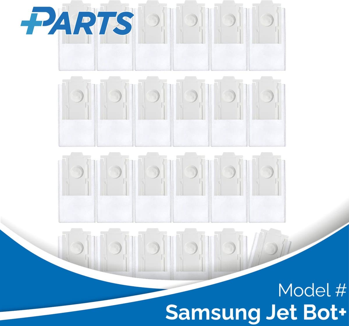 Samsung Jet Bot+ Stofzakken (24 Stuks, Plus.Parts® alternatief voor VCA-RDB95) — afbeelding 1