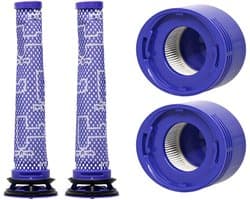 Propex Parts Stofzuigerfilter - Geschikt voor Dyson V7 / V8 - 965661-01 & 967478-01 filterset - Eenvoudige installatie en onderhoud - 2 stuks