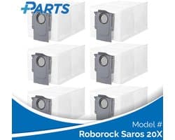 Roborock Saros 20X Stofzakken (6 Stuks, Plus.Parts® alternatief voor 8.02.0239)