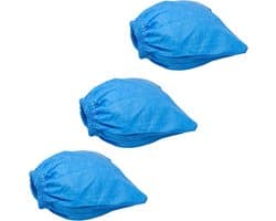Stoffen filter Geschikt voor de Lidl/Parkside PNTS 1300 nat-/droogstofzuiger - wasbare filterzak, blauw, 3 stuks