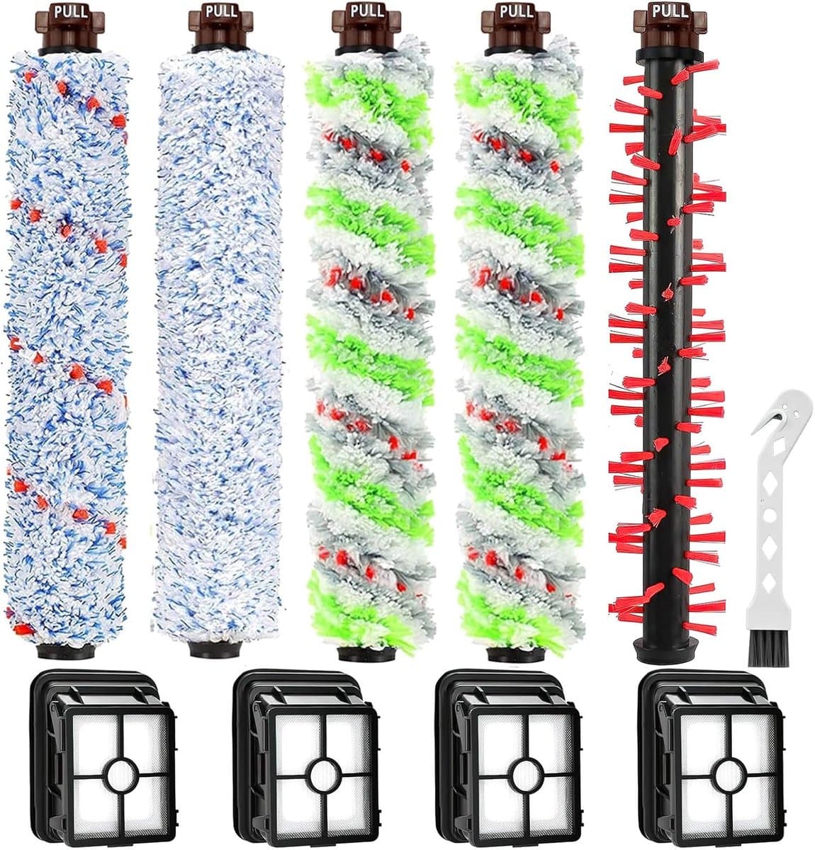 Geschikt voor 1785A 2306A CROSS WAVE borstelrol & 1866 filtervervanging voor Bissell Crosswave 1785R 1785 2306 2551 stofzuiger — afbeelding 1