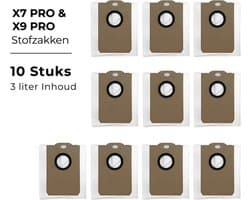 MYBOT Stofzakken – Compatibel met MYBOT X9 PRO & X7 PRO Robotstofzuigers – Verpakking van 10 stuks