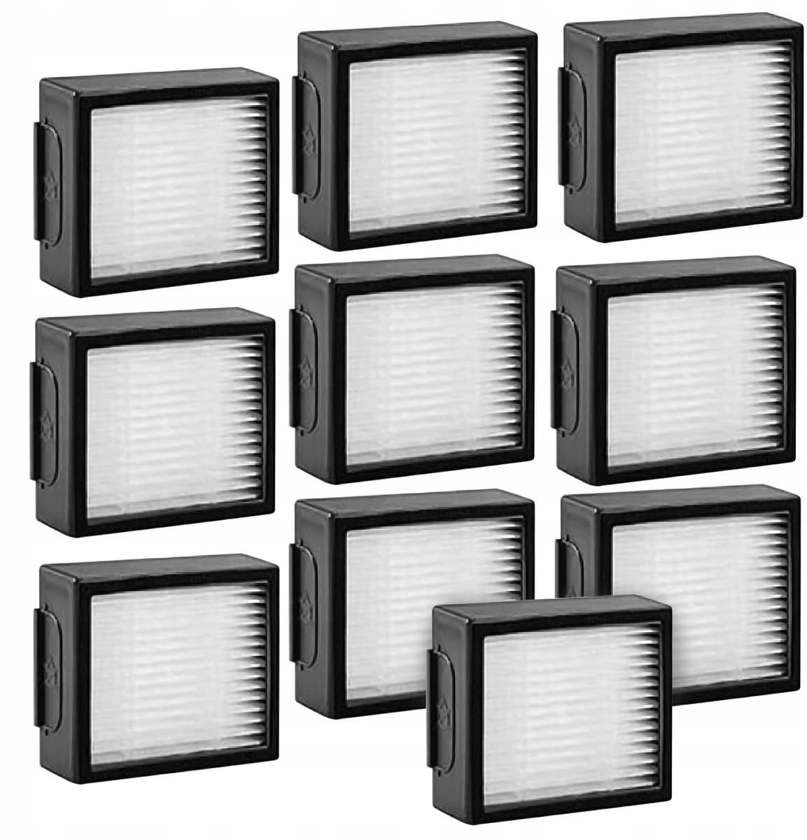Filter geschikt voor iRobot Roomba I7 + E5 E6 Stofzuiger set - 10x HEPA Filter accessoires — afbeelding 1