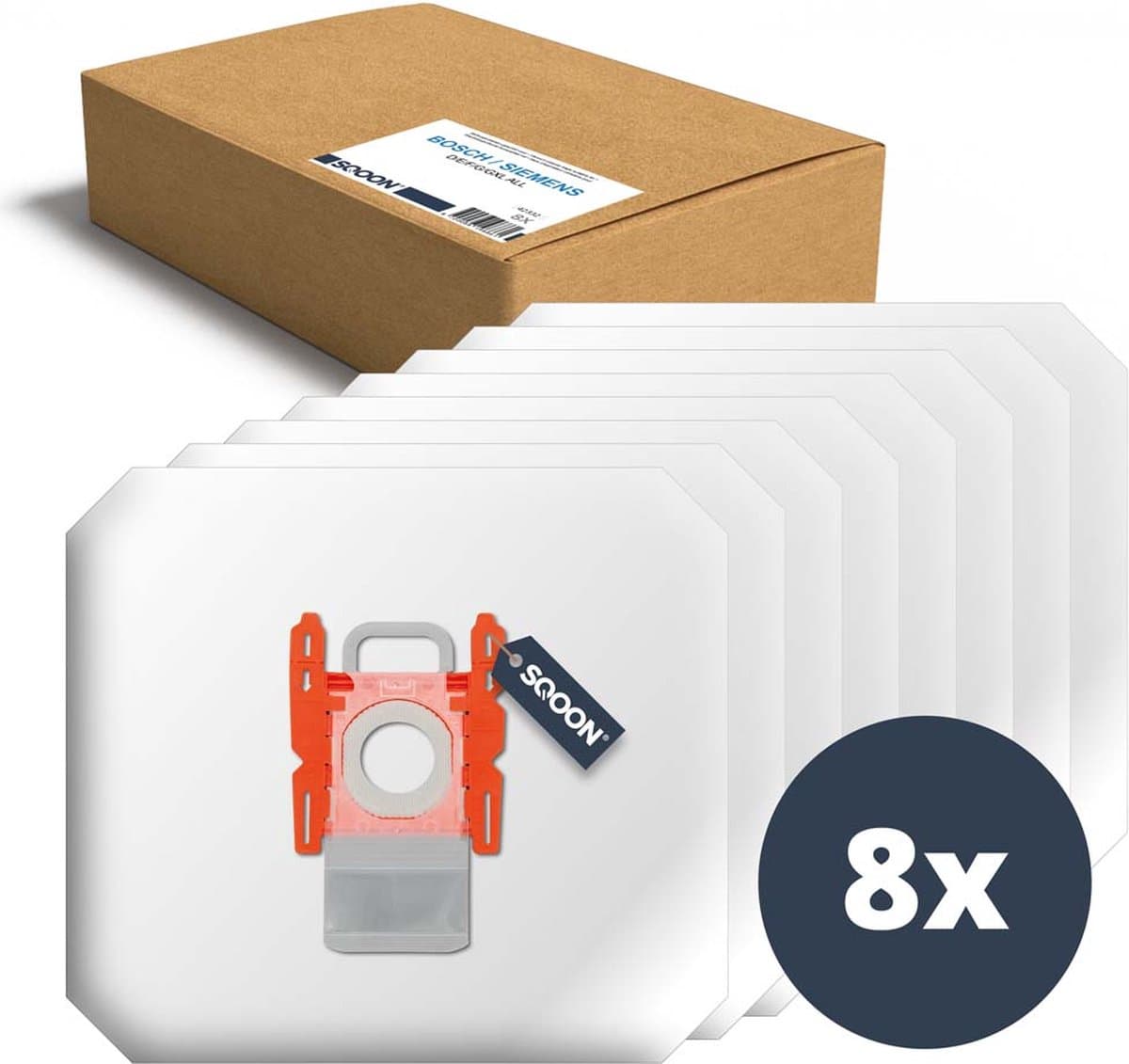 SQOON® - Stofzuigerzakken geschikt voor - Bosch BBZ41FGALL / BBZ16GALL / G-All XL - Het originele alternatief — afbeelding 1