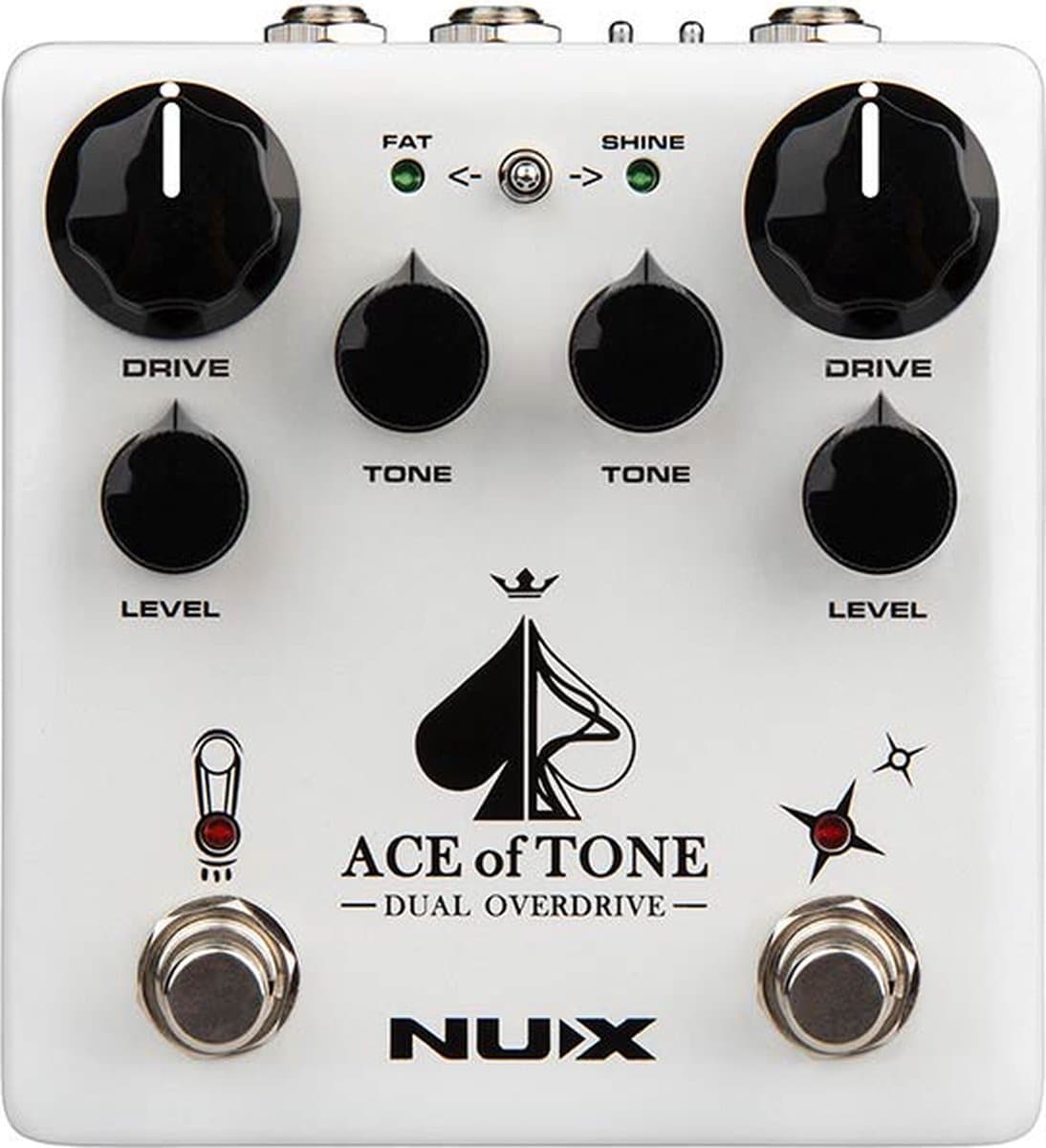 NUX NDO-5 analoge dubbele effect pedaal overdrive ACE OF TONE — afbeelding 1