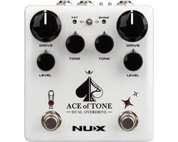 NUX NDO-5 analoge dubbele effect pedaal overdrive ACE OF TONE