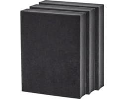 3x Filter geschikt voor AEG LX7 - LX8 series Schuim Vervanging Hygiënefilter Wasbaar - Vervangt 1184255014 - 7321423161707