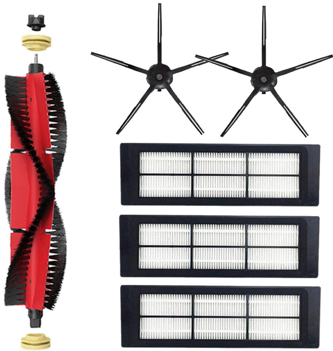 Geschikt voor Vervangende kit Geschikt voor Roborock S6/S5 MAX S50 S51 S60 T6 stofzuigeronderdelen en accessoires — afbeelding 1