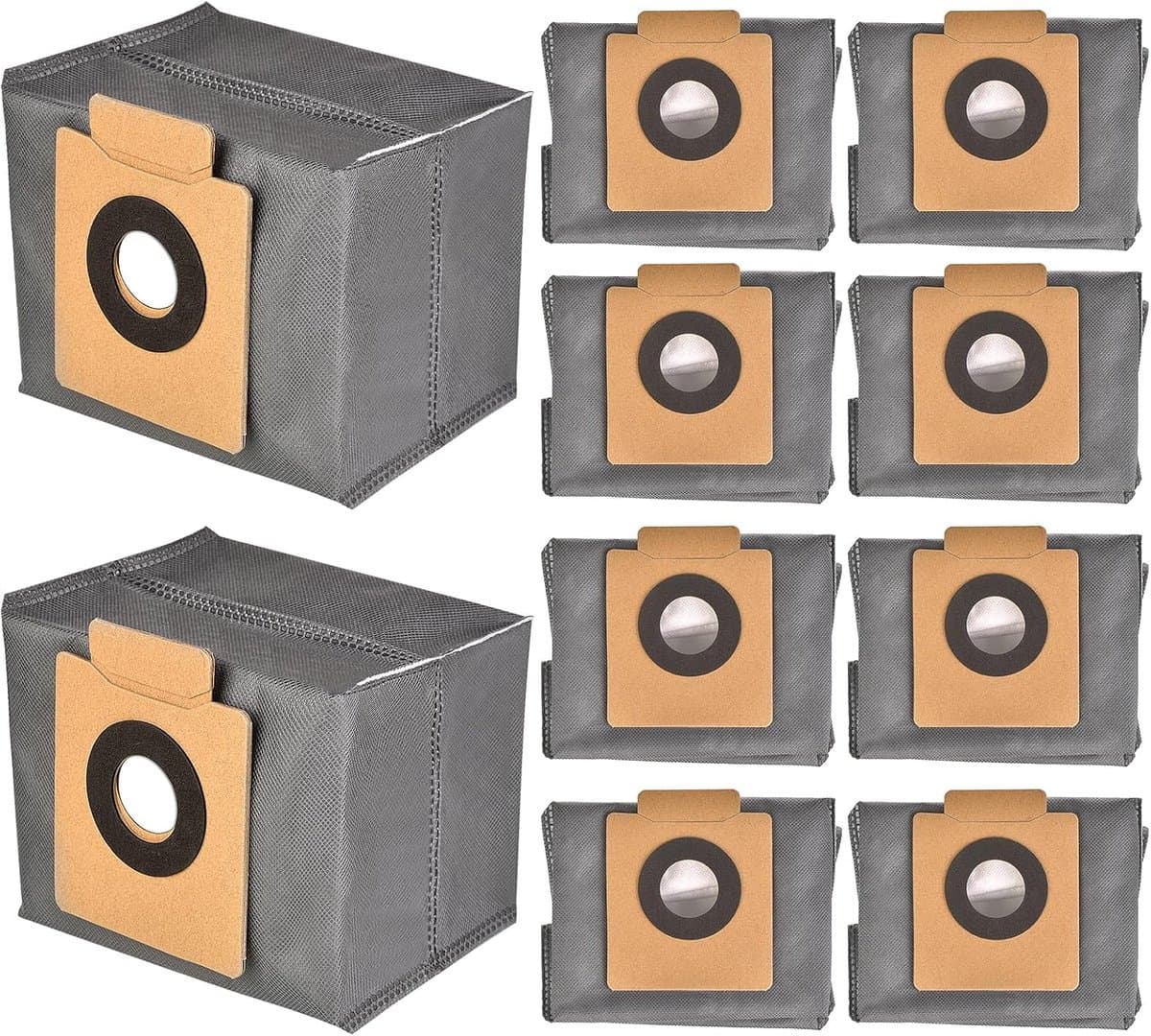 Stofzuigerzakken geschikt voor Eufy Clean X8 Pro / X10 Pro Omni - reservezakken - accessoireset - stofzuigerzakken - 10 Stuks — afbeelding 1