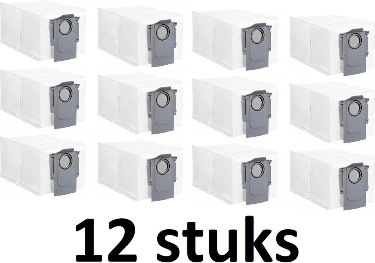 12 x Stofzuigerzakken geschikt voor Roborock Q Revo - stofzak vervanging - Grote Capaciteit Stofzuigerzak - Hoogwaardige vervanging - -12 stuks afvalzak - Compatibel met modellen: Roborock Q revo — afbeelding 1