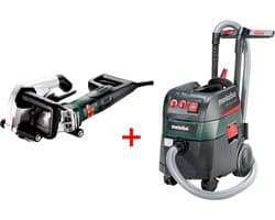 MFE 40 Muursleuffrees 1900 watt 40mm diepte met 125mm schijven + ASR 35 L ACP Bouwstofzuiger
