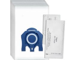 10x Dparts PRO stofzakken geschikt voor Miele GN - met 2 filters - stofzuigerzakken HyClean 3D Efficiency GN - HyClean Pure GN - Complete C2, C3 en Classic C1 stofzuiger series - stofzuigzak MI40