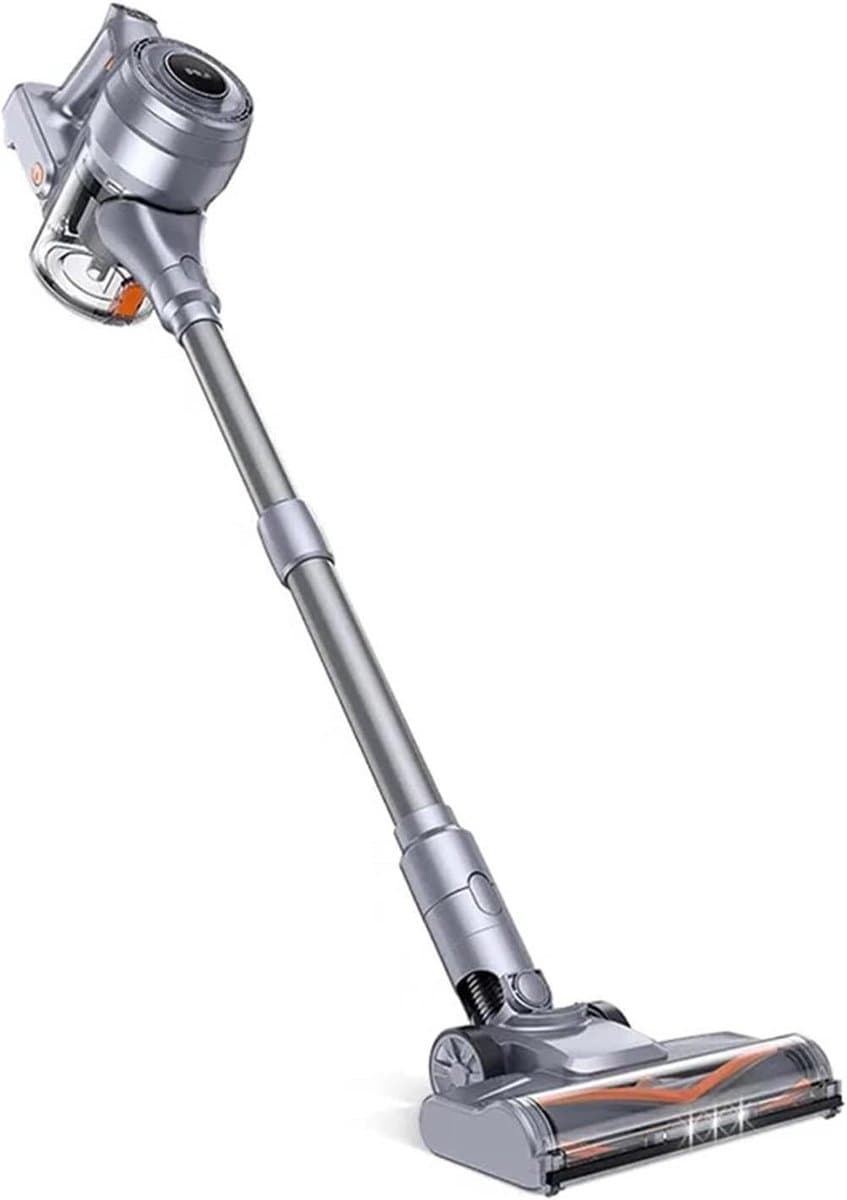 Draadloze Handstofzuiger - Kruimeldief Steelstofzuiger - Snel Huis Schoonmaken - Verwijderbare Batterij - 125 cm - Zwart — afbeelding 1