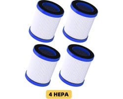 Elekiatech Steelstofzuiger HEPA Filter Accessoires - Set van 4 - alleen geschikt voor Elekiatech modellen XL315, XL316, XL618E-8, H75