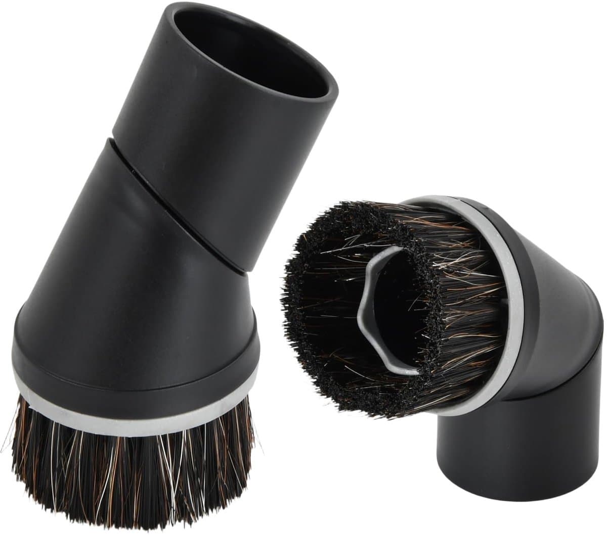 Dailygoods- Stofzuigerborstel Roterend - Universeel - Meubelborstel - 35 mm - 2 Stuks - Robuuste Kunststof - 360 Graden Draaibaar - Reinigingsborstel — afbeelding 1