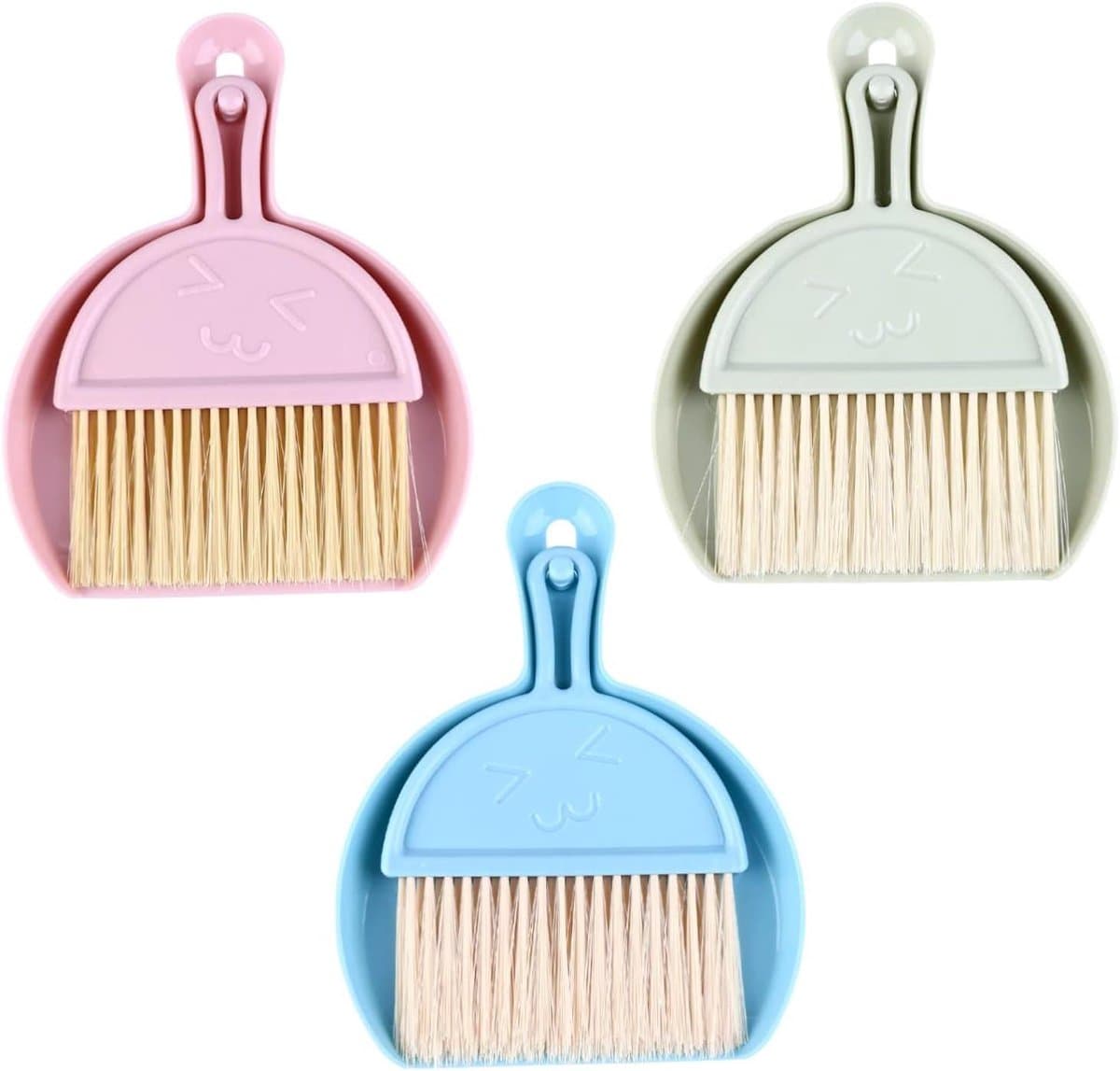Mini Schoonmaakset - Stoffer en blik - Bureau opruimen - Compact ontwerp - 21 x 16 x 2 cm — afbeelding 1